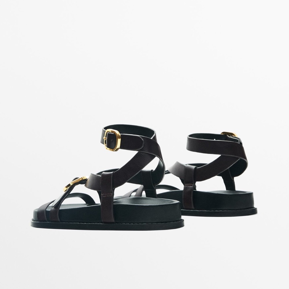 Massimo Dutti leather sandals
